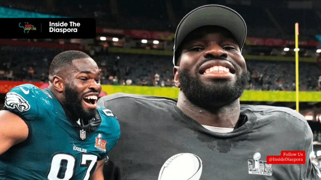 MEET MORO OJOMO: 2025 Philadelphia Eagles Super Bowl LIX Champion From Lagos,&nbsp;Nigeria