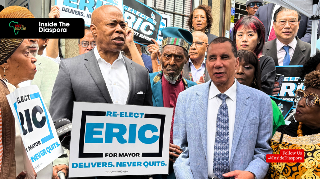 NYC Mayor’s Race: Eric Adams Opens Harlem Campaign Hub To Rally Voters Ahead Of November Election | Inside The&nbsp;Diaspora