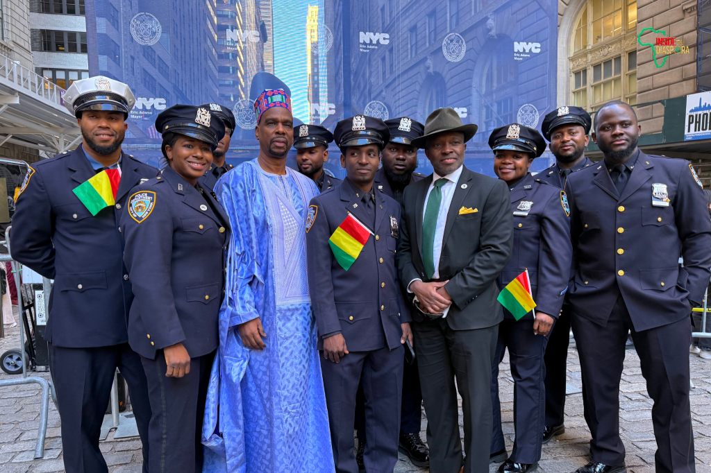 From Conakry to New York City — Guineans In The Diaspora Raise Their Flag at Bowling Green to Honor 67 Years of Independence, Culture, and Pride
