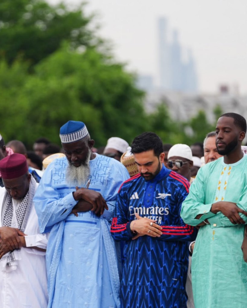 NYC’s First Muslim Mayor, Mamdani, Joins Thousands Of New Yorkers For Eid Al-Adha Prayer Inside The Diaspora